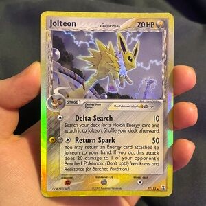 Pokemon Jolteon 7/113 Delta Species Holo Rare Card